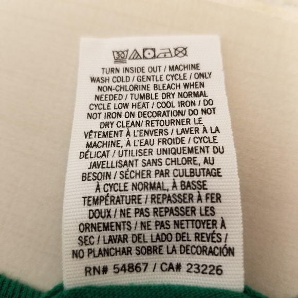 {M} PINK VS Happy Holla Days Christmas Jersey Tee - Picture 7 of 7